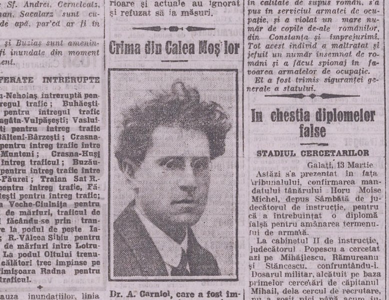 Moartea misterioasă a doctorului Carniol