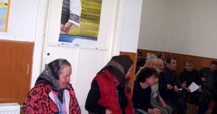 Imagine de la o întrunire a agricultorilor