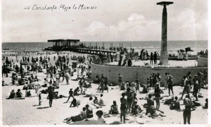 Plaja Mamaia în anii ‘40 (© iMAGO Romaniae)