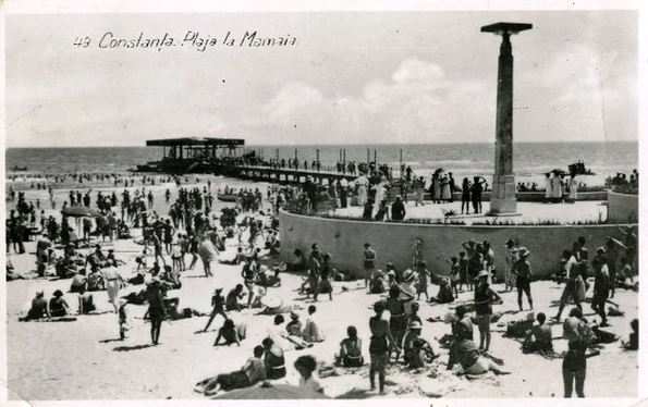 Plaja Mamaia în anii ‘40 (© iMAGO Romaniae)