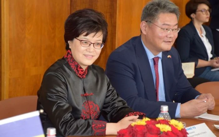 Excelenta Sa, doamna Jiang Yu, ambasadoare a Chinei in Romania FOTO Arhiva