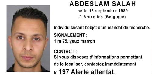 Salah Abdeslam FOTO Police Nationale