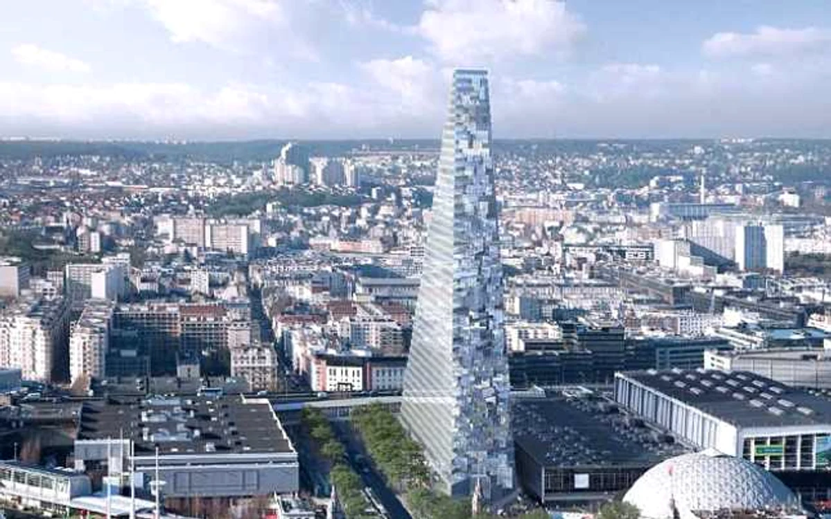 Clădirea, botezată Turnul Triunghi (180 de metri înălţime), ar trebui să fie finalizată până în 2018 şi va costa aproximativ 650 de milioane de euro. FOTOGRAFII Daily Mail