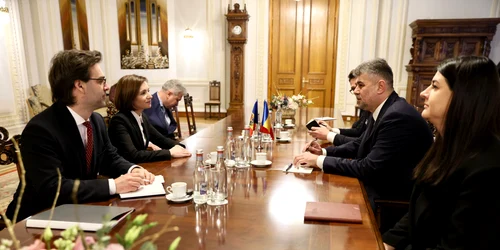 Marcel Ciolacu, întrevedere cu președinta Republicii Moldova FOTO: Facebook