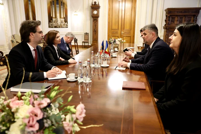 Marcel Ciolacu, întrevedere cu președinta Republicii Moldova FOTO: Facebook