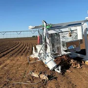telescop nasa cazut pe un teren agricol din texas foto facebook png