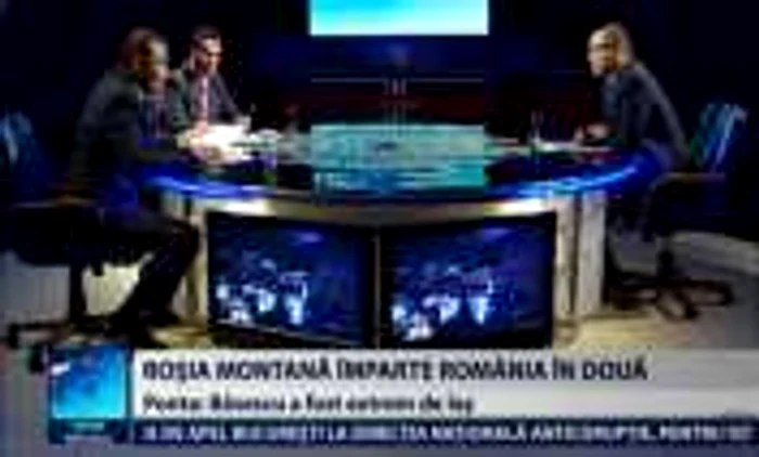 Jurnalistul Moise Guran (stânga) şi premierul Victor Ponta (dreapta).