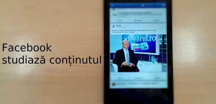 Facebook studiază conţinutul utilizatorilor cu ajutorul inteligenţei artificiale. FOTO Adevărul