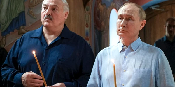 Vladimir Putin și Lukașenko FOTO Profimedia
