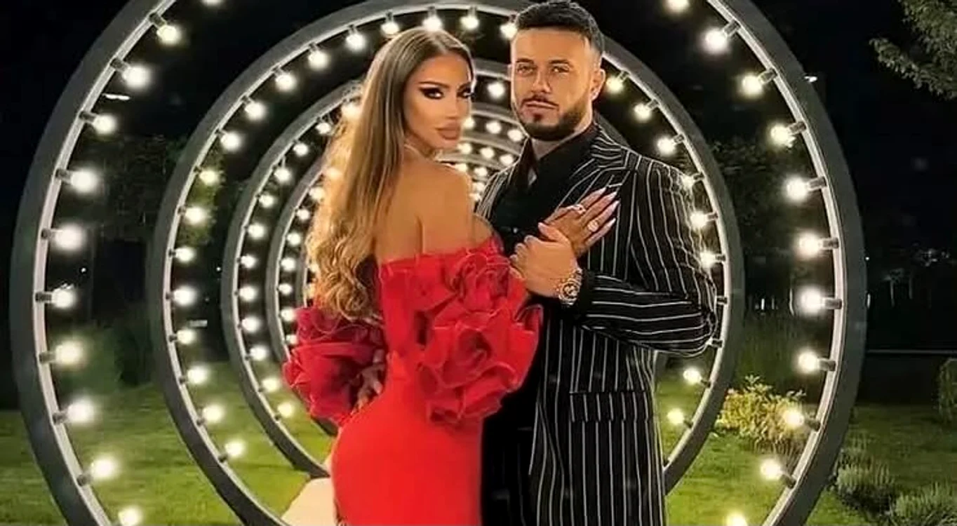 Bianca Drăgușanu, alături de Gabi Bădălău foto: Facebook 