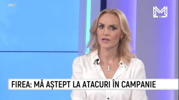 Gabriela Firea, invitată la Metropola TV FOTO Pagina de Media