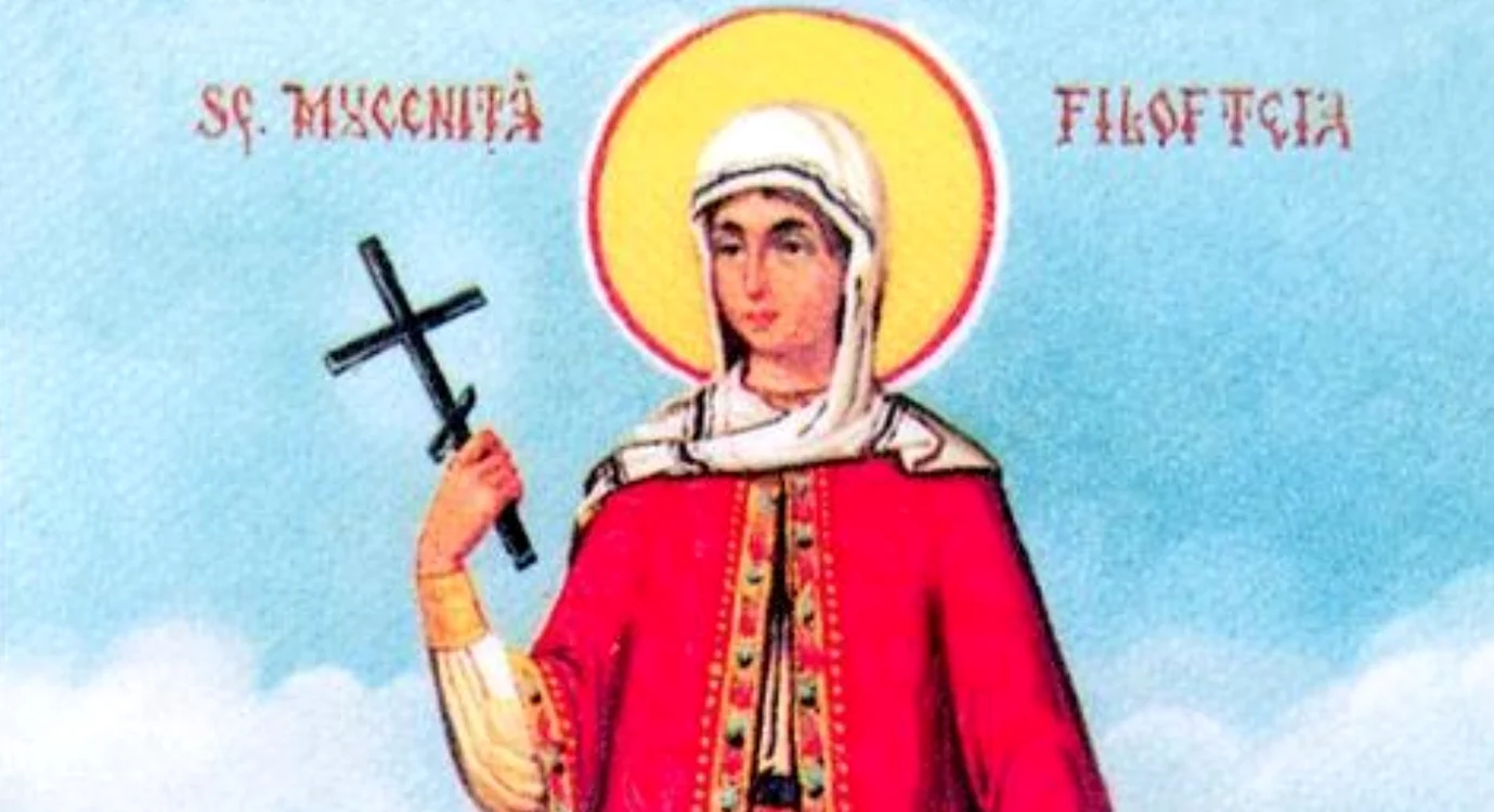 
    În ziua praznicului Sfintei Mucenițe Filofteia nu se folosește cuțitul sau orice alt obiect de tăiat  