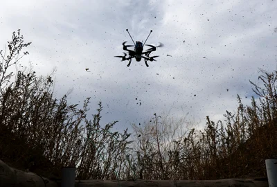 Drone ucrainene pe frontul din Zaporojie FOTO EPA EFE jpg