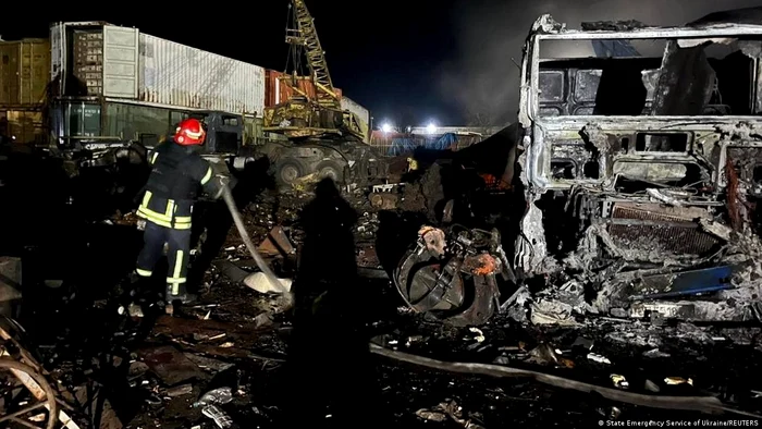 Noi distrugeri în urma unui alt atac rusesc asupra regiunii Odesa