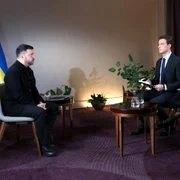 Zelenski interviu pentru presa din Polonia FOTO EPA EFE jpg