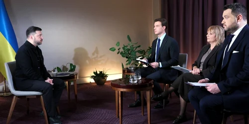 Zelenski interviu pentru presa din Polonia FOTO EPA EFE jpg