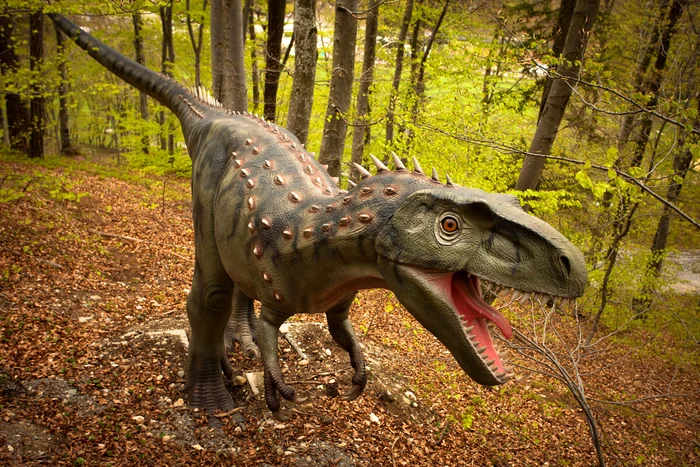 Albertosaurus este unul dintre dinozaurii de la Dino Parc Râșnov. FOTO Dino Parc