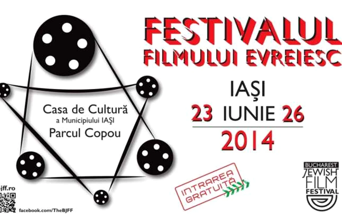 Afişul Festivalului Filmului Evreiesc FOTO fieiasi.eu
