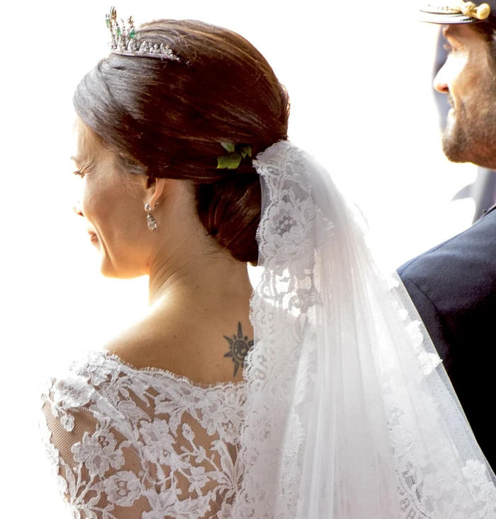 Prinţesa Sofia şi-a lăsat la vedere tatuajul de la ceafă