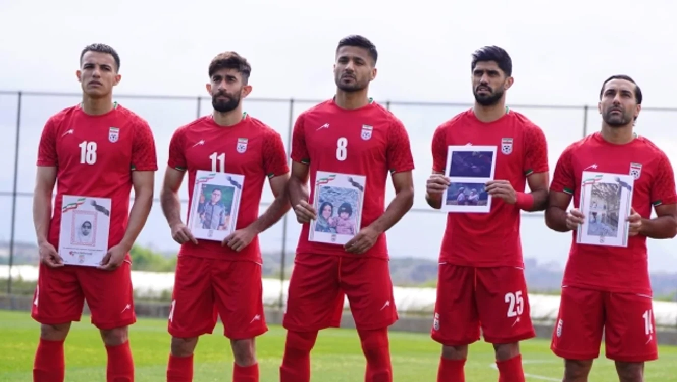 Fotbaliștii iranieni, la meciul de astăzi din Antalya  FOTO X