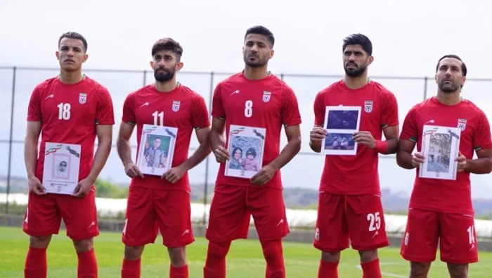 Fotbaliștii iranieni, la meciul de astăzi din Antalya FOTO X