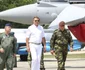 Klaus Iohannis la baza militară Mihail Kogălniceanu / FOTO Inquam Photos / George Vilia / 13 iul 2017