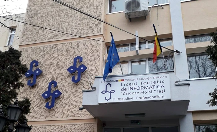 Liceul Teoretic de Informatică „Grigore Moisil" Iași FOTO Arhiva liceului