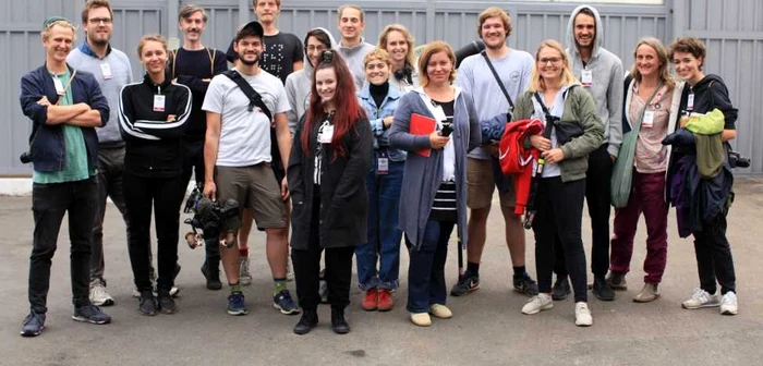 Grupul studenţilor care au stat trei săptămâni printre deţinuţi FOTO Cosmin Zamfirache