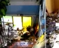 Mansarda unui bloc din Ostroveni - Râmnicu Vâlcea în flăcări Foto captură video