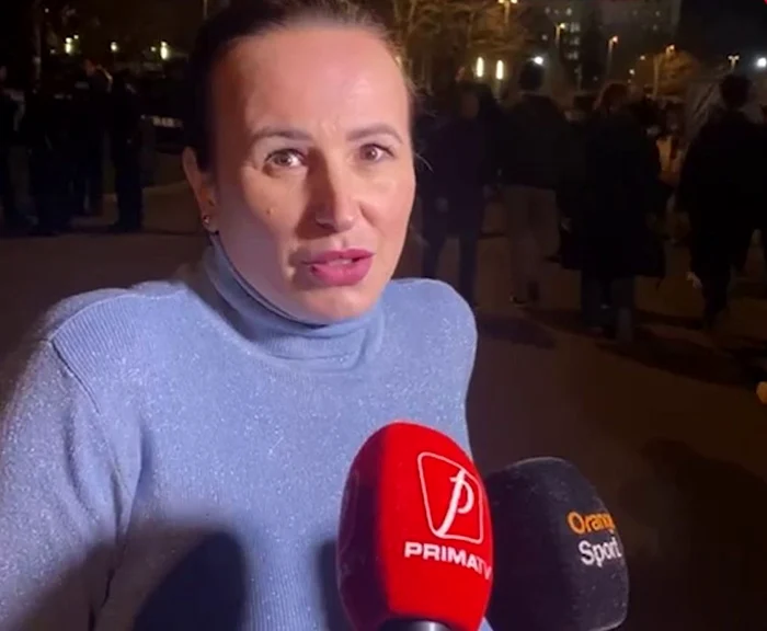 Monica, soția lui Ionel Ganea / foto: captura video gsp TV