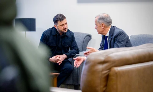 Volodimir Zelenski și Mark Carney la Halifax FOTO X @MarkJCarney jfif