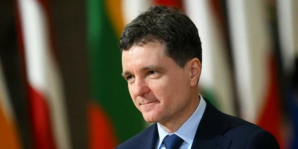 Nicușor Dan la o reuniune a Consiliului European FOTO AFP