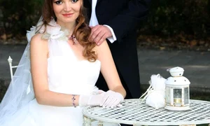 Alessia a fost condusă la altar de Victor Socaciu, tatăl ei jpeg