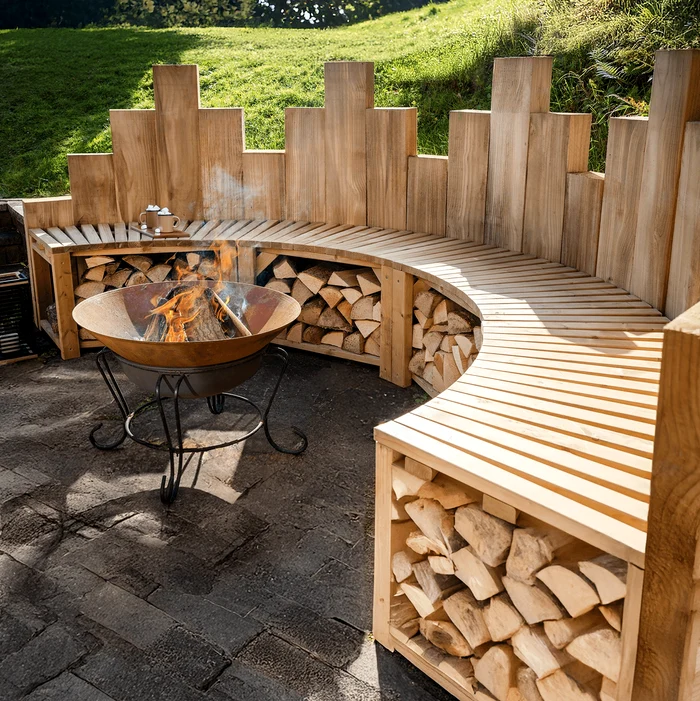 Idei de living outdoor cu mobilier pentru exterior Sursă Forest Garden jpg