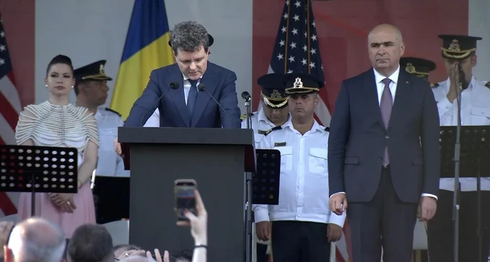 Nicuşor Dan şi Ilie Bolojan, mesaje de Ziua Independenţei SUA. FOTO: captură video