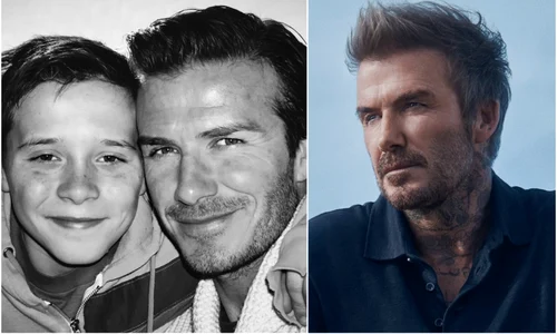 David Beckham și Brooklyn de Ziua Tatălui jpg
