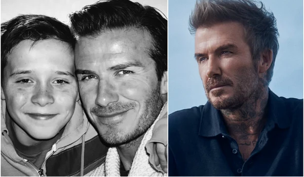 David Beckham și Brooklyn de Ziua Tatălui jpg
