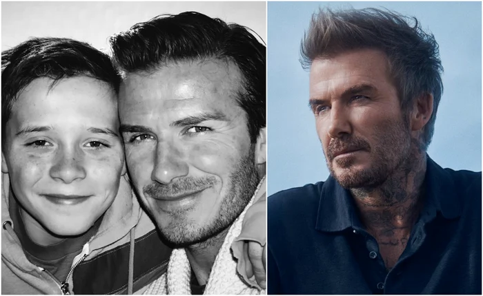 David Beckham și Brooklyn de Ziua Tatălui jpg