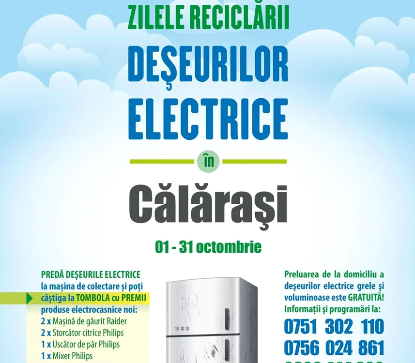 Campanie de colectare a deşeurilor de echipamente electrice FOTO Facebook/PMC