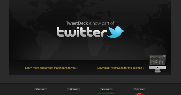 Twitter se va axa pe versiunile Web ale Tweet Deck