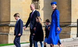 Kate, William, George, Louis, Charlotte de Paște în 2023, Profimedia jpg