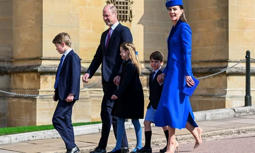 Kate, William, George, Louis, Charlotte de Paște în 2023, Profimedia jpg