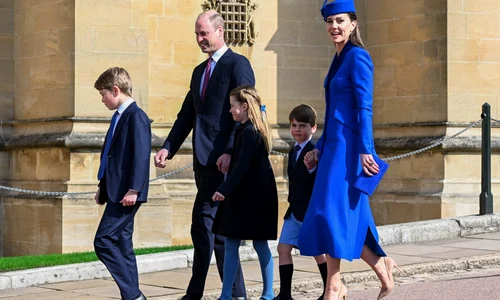 Kate, William, George, Louis, Charlotte de Paște în 2023, Profimedia jpg