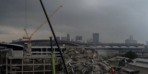 Clădire prăbușită în Bangkok FOTO Profimedia 