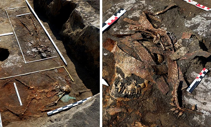Scheletele a patru «amazoane», descoperite într un singur mormânt / FOTO jpeg