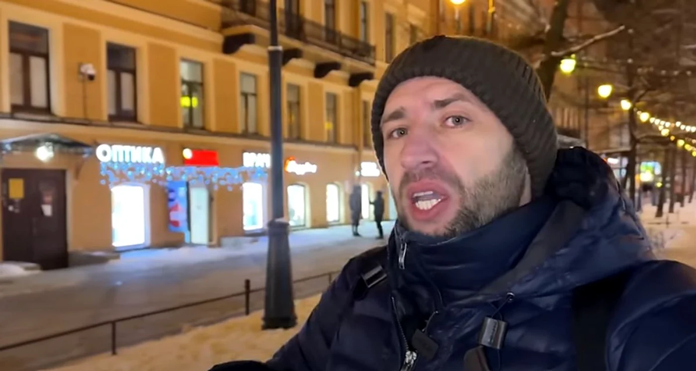 Experiența unui vlogger român care a stat 30 de zile în Rusia / foto: captura video