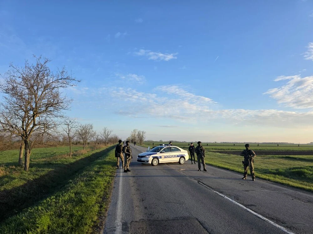Poliția sârbă a blocat zona/FOTO:X