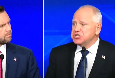 Dezbatere între JD Vance si Tim Walz Foto Captura Video jpg