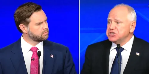 Dezbatere între JD Vance si Tim Walz Foto Captura Video jpg