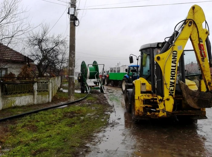 Intervenţie pentru evacuarea apei Foto:ISU Călăraşi